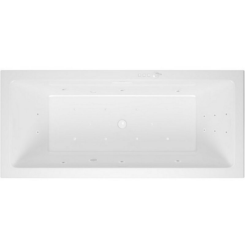Ванна гидромассажная Excellent Heaven Slim "ULTRA" WAEX.HEV18S.ULTRA.WH 180x80 (белый), каркас, слив-перелив